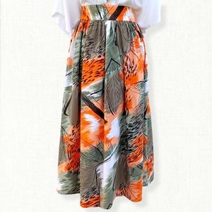 Artsy 70's Midi Skirt
